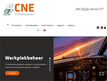 Tablet Screenshot of cne.nl